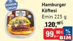 EMİN HAMBURGER KÖFTESİ 225 G